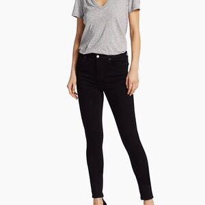 7 For All Mankind The High Waist Skinny Slim Illusion Jeans Size 24 Brand New